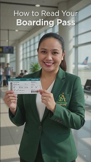 How to Read Your Boarding Pass ✈️ | First-Time Flyer Travel Tips