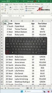 Auto adjusting serial numbers... Another method - Excel Tips and Tricks #shorts