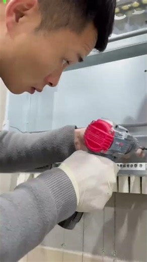 install bolts on the fisrt aid rack and install adhesive or cable or pipe brackets