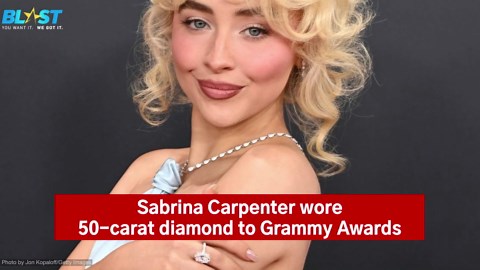 Sabrina Carpenter Dazzles In Diamonds At The Grammy Awards