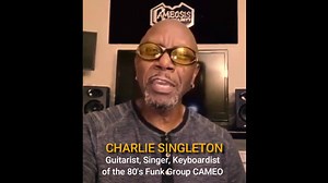 Thank you so much Charlie Singleton singer, guitarist, keyboardist of the 80's Funk Group CAMEO I appreciate it so much 🙏 | MADZ