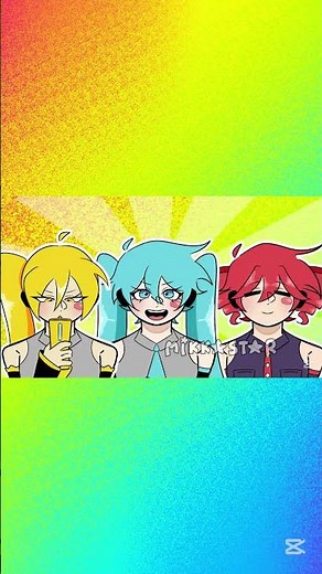 Triple Baka Hatsune Miku, Teto & Neru Animation | Vocaloid