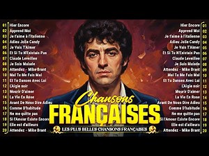 Les 30 Chansons Françaises Inoubliables 🌹🎧 Claude Barzotti, Hervé Vilard, Jean Jacques Lafon, ...