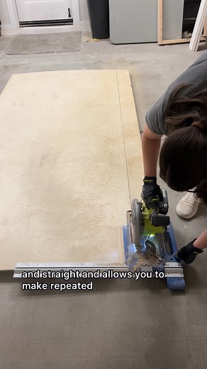 18K views · 87 reactions | The easiest and safest way to cut down large plywood sheets for your projects? The Kreg Rip-Cut! Plywood projects have never been easier.  by @handtreatedhome | Kreg Tool | Facebook