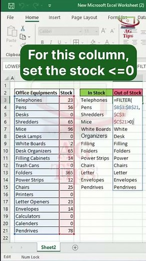Build Your FREE Inventory Tracker in Excel! 📦 (Never Run Out of Stock!)