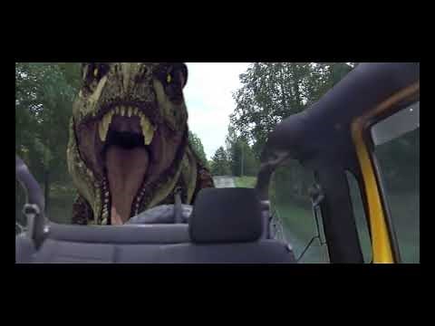 Dinosaur Chase Zoom Virtual Background