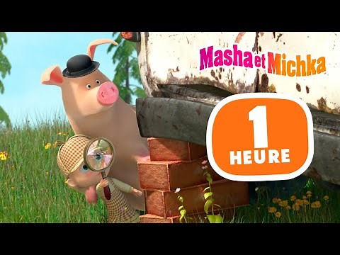 Masha et Michka 🕵️‍♀️ Énigmes et Puzzles 🧩 1 heure 🌟 Collection d'épisodes