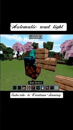Automatic 💡light #minecraft