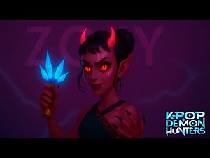 Zoey Horror Song (Inspired by KPop Demon Hunters) Animated Music Video | Croco Beat