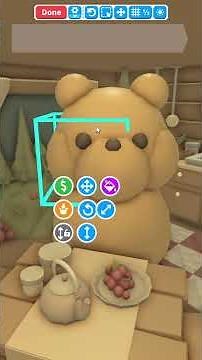 Brown Bear Build Idea Speed Build 🐻 Roblox Adopt Me! #migite #roblox #speedbuild #bear #shorts