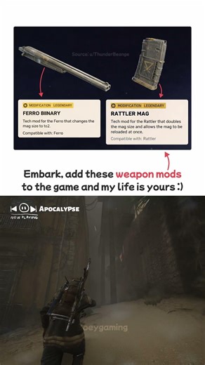 We need more weapon mods 😭 - ARC Raiders