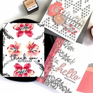 Do you enjoy creating multiple cards in a similar color palette? Amber has a great video tutorial on our YouTube channel sharing some tips on using a colorway for different projects: https://www.youtube.com/watch?v=Av-1Md8X8Es&feature=youtu.be | Altenew