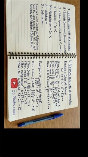 BODMAS Rule Explained with Examples🔥 Easy Maths Tricks #maths #learnmaths #matheasy #mathproblems