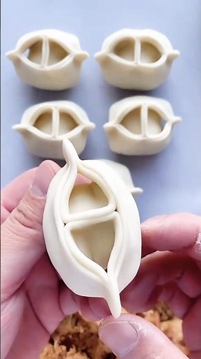 Dumplings Folding Techniques #shorts #shortvideo