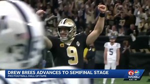 Drew Brees one step closer to being inducted into Pro Football Hall of Fame
