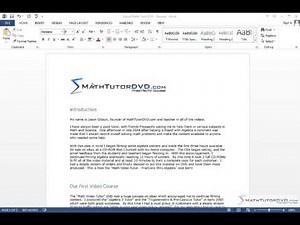 Lesson 6 - Opening And Saving PDF Files