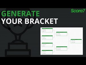 How to Create a Knockout Tournament Bracket in Score7 (Fast & Easy Bracket Generator)