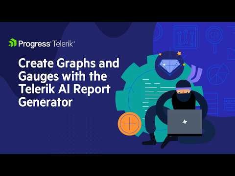 Create Graphs and Gauges with the Telerik AI Report Generator
