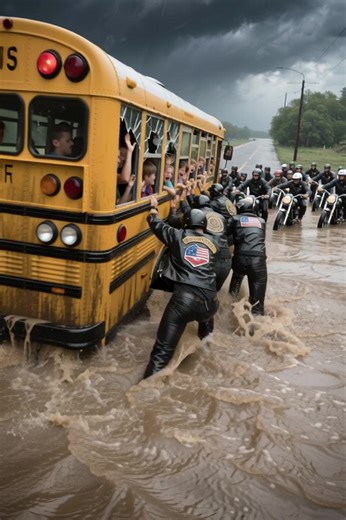 21K views · 81 reactions | Bikers dove into raging floodwater to save...
