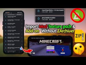 How To Install MCPACK & ZIP Files in Minecraft PE 1.21 (No Error)
