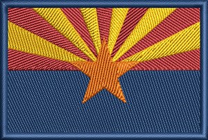 Embroidered Arizona Flag Patch - Etsy