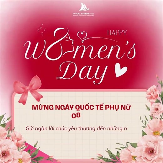 🌸 PHÚC THỊNH CHÚC MỪNG NGÀY 8/3 🌸 #phucthinhfood