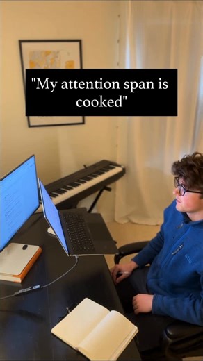 Matt Bitter on Instagram: "Your attention span is cooked🫵. Luckily you’re still young enough to fix it: TIMER METHOD Set a timer for a small block (10–20 min) and commit until it rings. Why it works: It lowers the “activation energy” of starting. Once you begin, your brain naturally wants to keep going. STAIRCASE METHOD Start with tiny focus sessions (2 min → 5 → 10 → 20) and level up gradually. Why it works: Your attention span is a muscle. Progressive overload rebuilds it without burnout. ATT