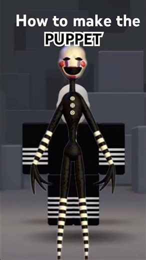 How to make the puppet in Roblox #fivenightsatfreddys #puppet
