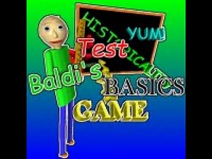 Roblox Test Baldi’s Basics Game!