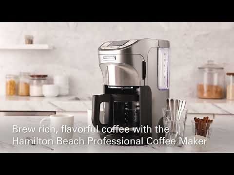 Coffee Maker | Hamilton Beach® Professional | 12 Cup Programmable Coffee Maker (49500)