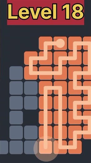 One Line Puzzle Level 18 Completed 😎