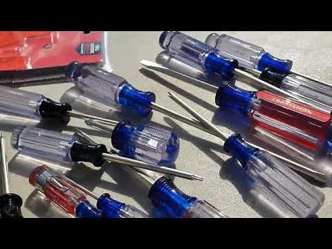 Quick Look at the Craftsman Screwdriver 25 Piece Set