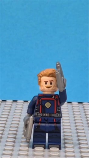 Guardians of the galaxy star lord gun test animation #lego #guardianofthegalaxy #gotg #stopmotion