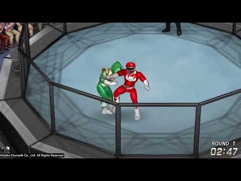 Red Ranger vs. Green Ranger in a Gruesome Fighting