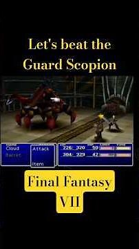 FF7 PS1 — Guard Scorpion Boss Tips & Strategy