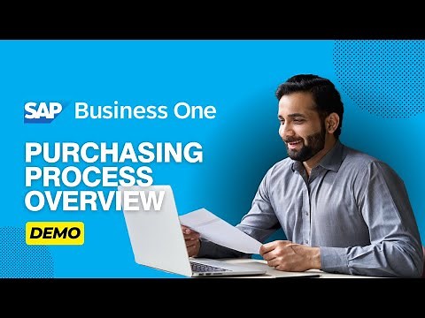 SAP Business One - Purchasing Process Demo under 10 Minutes