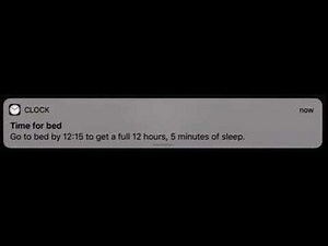 Apple Bedtime Notification Sound
