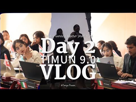 Trinity International Model United Nations 9.0 (TIMUN 9.0)2026 DAY 2 vlog// MUN in Nepal #trinitian