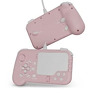 IFYOO GTP01 Wired USB Gaming Touchpad with Keyboard and Mouse Funcitons, Trackpad Game Controller Compatible with Xbox Series X|S, Xbox One, PS5, PS4, Steam, PC Computer Windows 11 10 - Pink