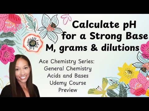 Calculate pH of Strong Bases | Ca(OH)₂, NaOH, KOH Examples Step-by-Step (3 Problems)