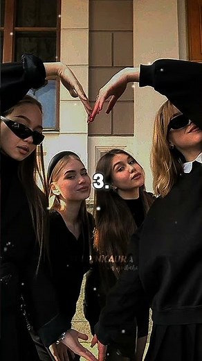 Four friends photo ideas🦋💗 (requested) #shorts #bestie #friends #photos #aesthetic #thepinkaura