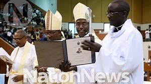 New Barbados Bishop ordained⠀ ⠀ Bishop Michael Maxwell this afternoon received the instruments of the order of Bishops.⠀ ⠀ He has been presented with the Pectoral Cross, the Ring, his mitre and staff in a service of ordination attended by hundreds at the Garfield Sobers Gymnasium. Video by @krystalhoyte #nationnews #yournewsyourtimeyourway | The Nation Barbados