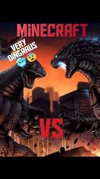 🔥 Two Godzillas Face-to-Face in Minecraft! Historic Battle Begins 😱⚔️ part 1