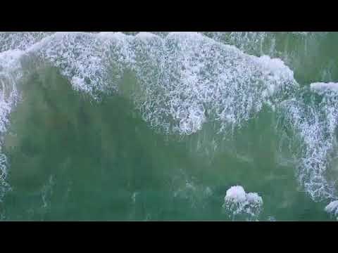 Aerial View of Ocean Waves