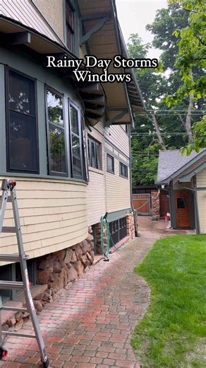 Matthew Garcia on Instagram: "Rainy Day Storm Window Cleaning"