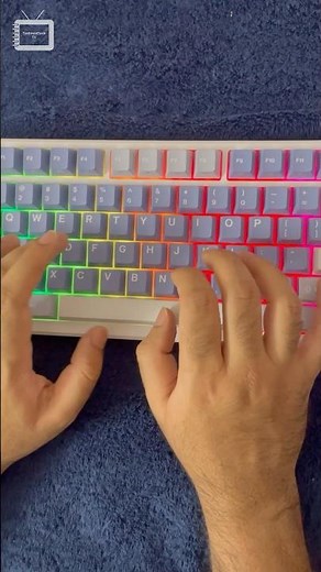 Royal Kludge M75 Mechanical Keyboard Sound Test #shorts