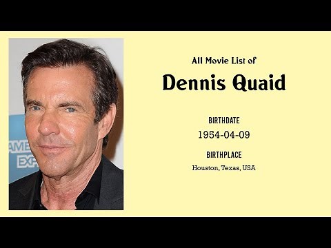Dennis Quaid Movies list Dennis Quaid| Filmography of Dennis Quaid
