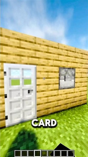 Minecraft Redstone School: Keycard Door #minecraft #minecraftshorts #redstone