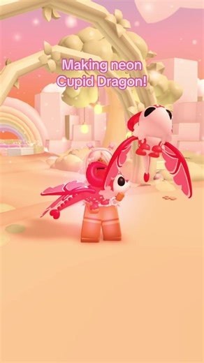 I will definitely be using this once it’s closer to Valentine’s Day!Neon Cupid dragon | #adoptme #adoptmetrades #adoptmetrading #adoptmepets #adoptmeroblox mega Cupid dragon rose dragon adopt me valentines update sweetheart rat lovebird adopt me