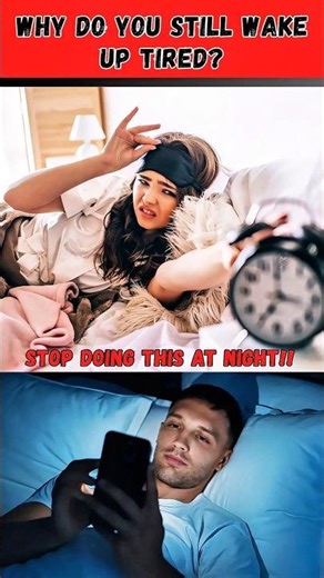 Why do you still wake up Tired? #health #selfimprovement #healthtips